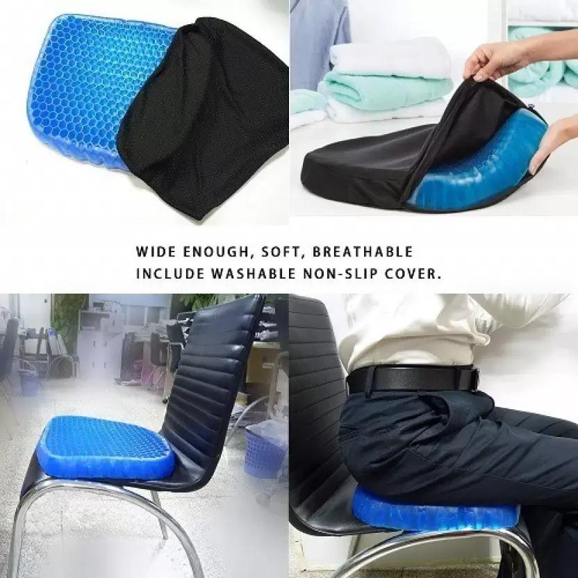 Orthopedic Gel Seat Cushion for Comfort & Pain Relief – Chair & Wheelchair Use