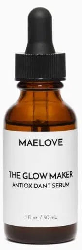 MAELOVE Hydrating Facial Serum with Vitamins C, E, Ferulic Acid and Hyaluronic Acid -1 Fl Oz/30ML ( pack of 2 )